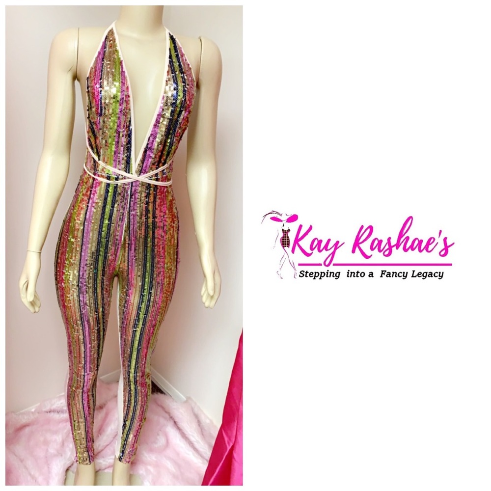 Chaka Khan Sparkle Jumpsuit
